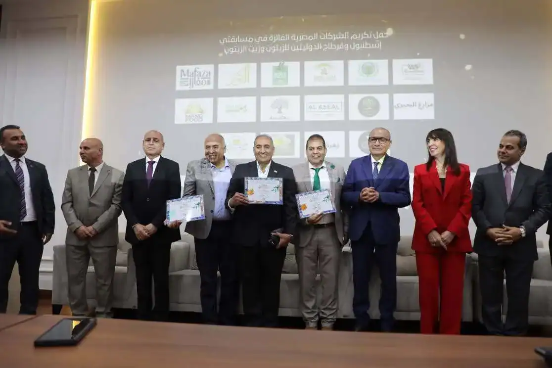 احتفاء رسمى بفوز مصر بذهبيات وفضيات مسابقات جودة الزيتون العالميه