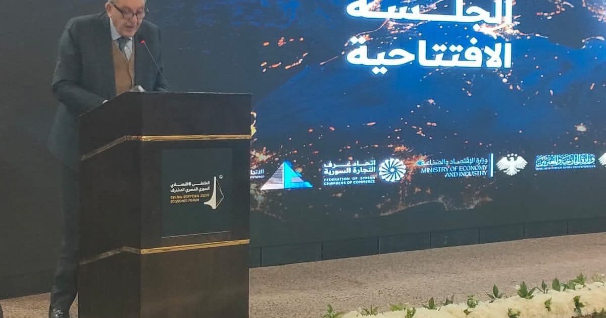 الوكيل: مصر ستقدم للشقيقة سوريا كافة خبراتها للنهوض بالبنية التحتية بمشاركة القطاع الخاص