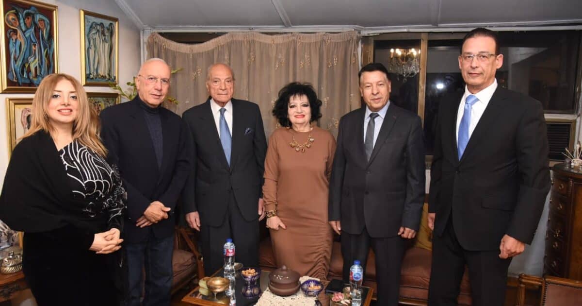 نخبة القضاء والدبلوماسية والثقافة في صالون ريتا بدرالدين: العدالة الدولية بين قوة الأحكام وتأثيرها.. والسخرية سلاح الوعي
