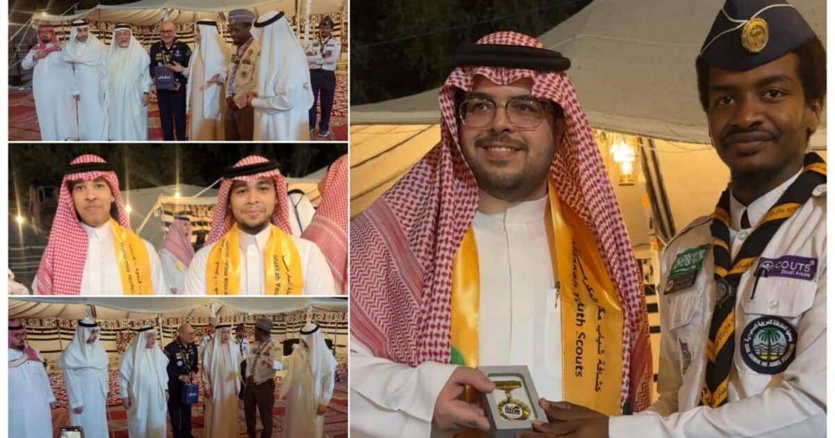 كشافة” شباب مكة” يكرمون الدكتور عبدالله وتركي باشراحيل وأبنائهم