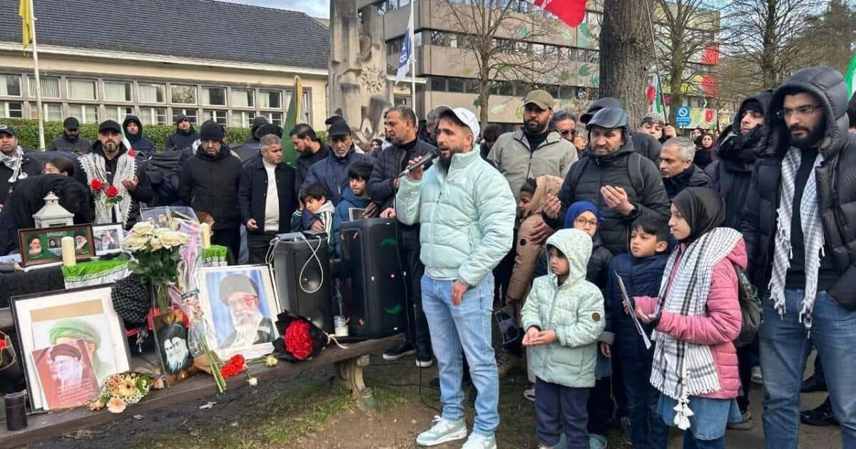 وقفة تضامنية للجاليات العربية والمسلمة في بروكسل تنديدا بالعدوان على ايران
