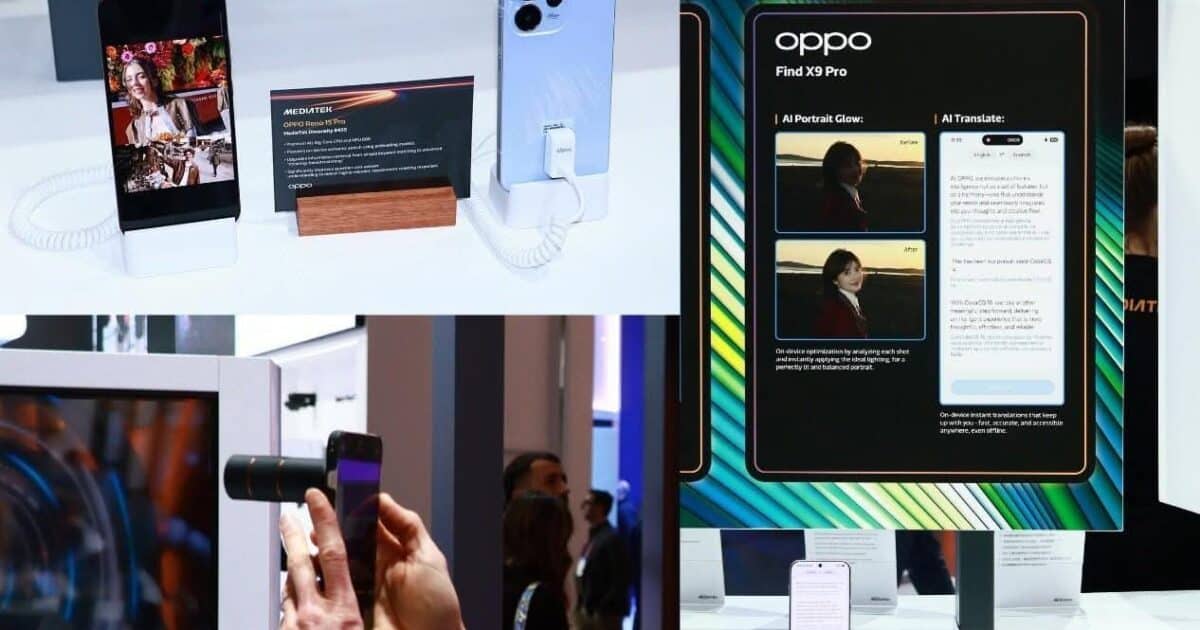 اوبو “OPPO “وميدياتيك (MediaTek) تستعرضان ابتكارات الذكاء الاصطناعي على الهواتف خلال مؤتمر MWC 2026