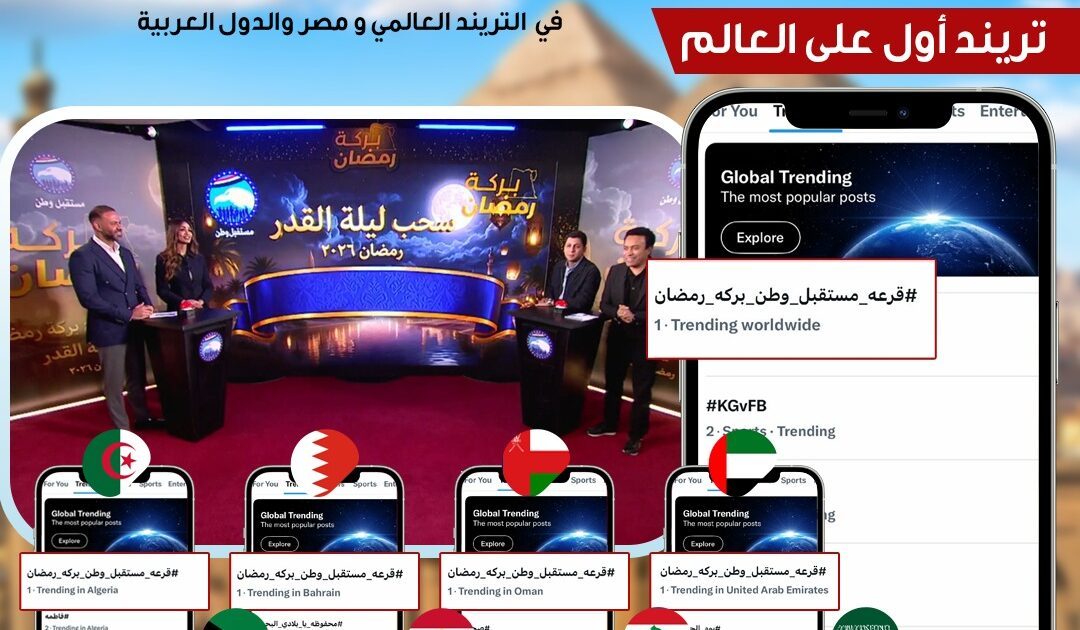 بعد سحب قرعة ليلة القدر.. بركة رمضان يتصدر التريند العالمي والأعلى تداولًا في مصر والدول العربية*