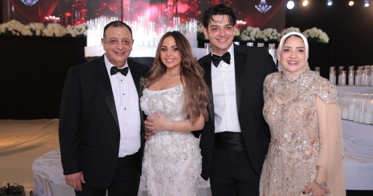 العسيلي ولورديانا يشعلان حفل زفاف نجل رجل الأعمال فاخر السعدي