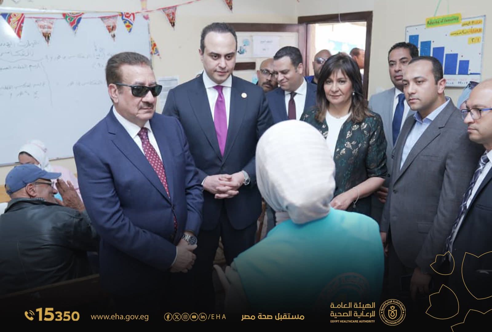 رئيس هيئة الرعاية الصحية في جولة ميدانية بمحافظة بورسعيد اليوم