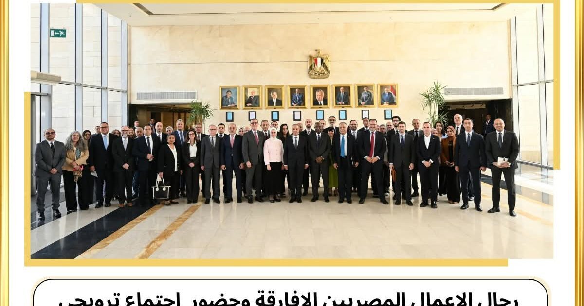 رجال الاعمال المصريين الافارقة وحضور اجتماع ترويجي لمنصة “حافز