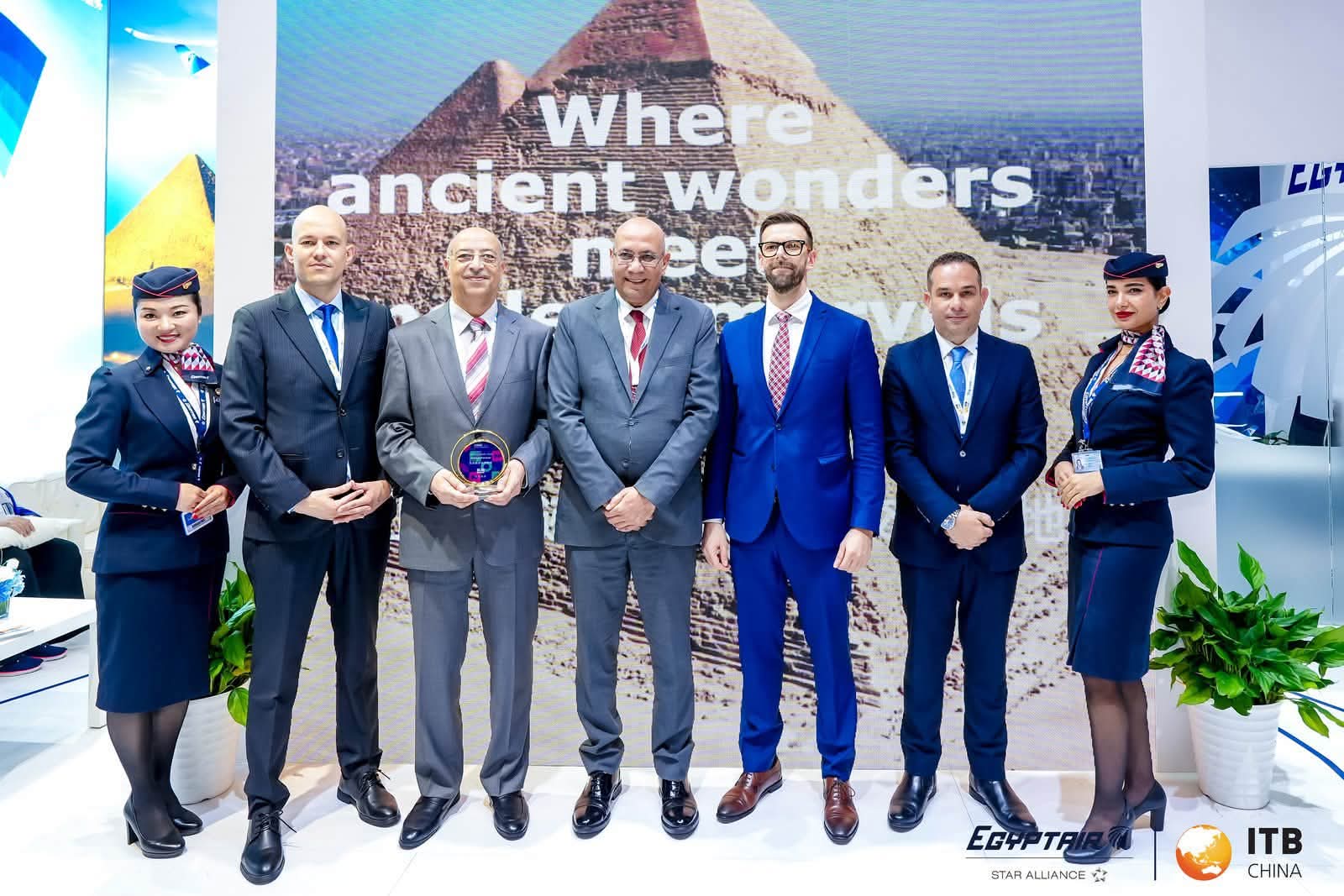 مصر للطيران شريك الطيران الرسمي في معرض ITB China 2026 في شنغهاي… وتشارك بجناح دعائي لتعزز تعاونها بالسوق الصيني