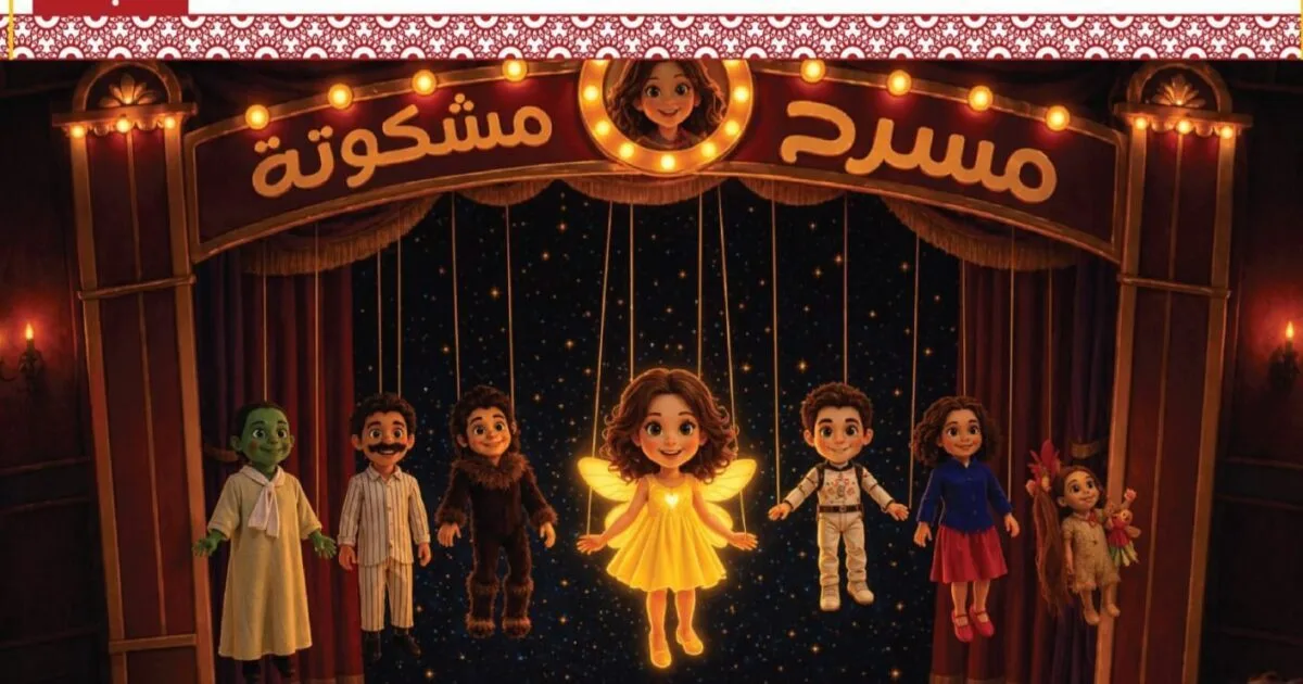 مسرح مشكوتة يطلق عرض مسرح العرائس الخشبي “أبطال النور”