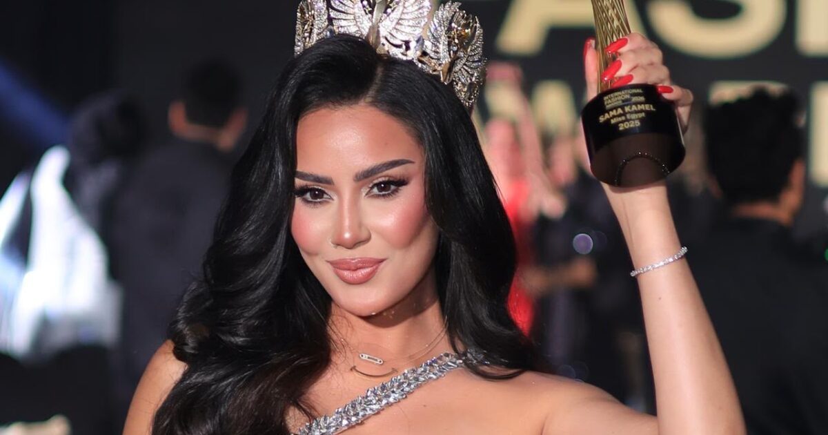 بعد تتويجها بلقب ملكة جمال مصر.. سما كامل تحصد درع التميز في مهرجان International Fashion Awards