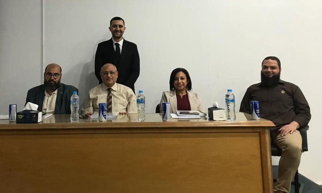 نهى العماري تناقش رسالة ماجستير بهندسة عين شمس