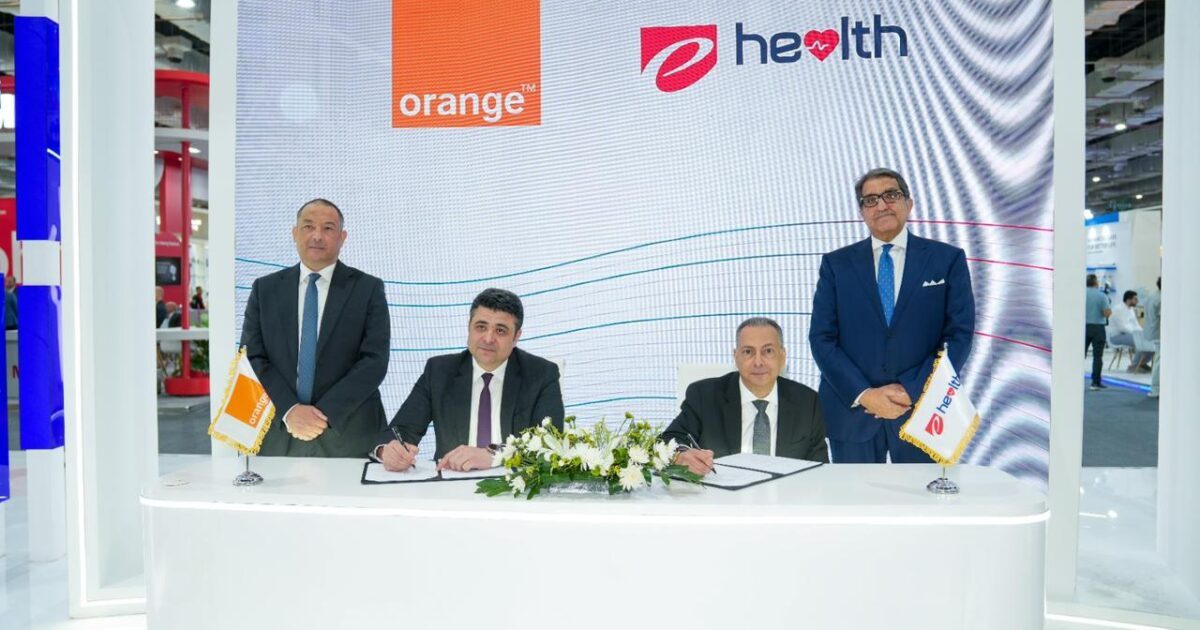 «اورنچ» توقع مذكرة تفاهم استراتيجية مع «eHealth» لتعزيز التحول الرقمي في قطاع الصحة ورفع كفاءة خدمات الرعاية الصحية الرقمية في مصر