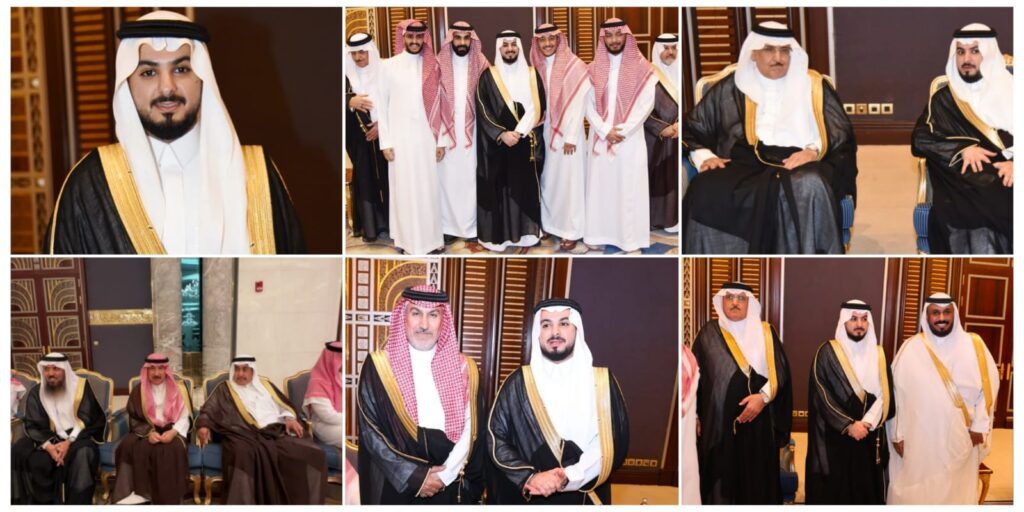 أمراء ووزراء ومسؤولين يهنئون سند بن ربيع القثامي بحفل زواجه