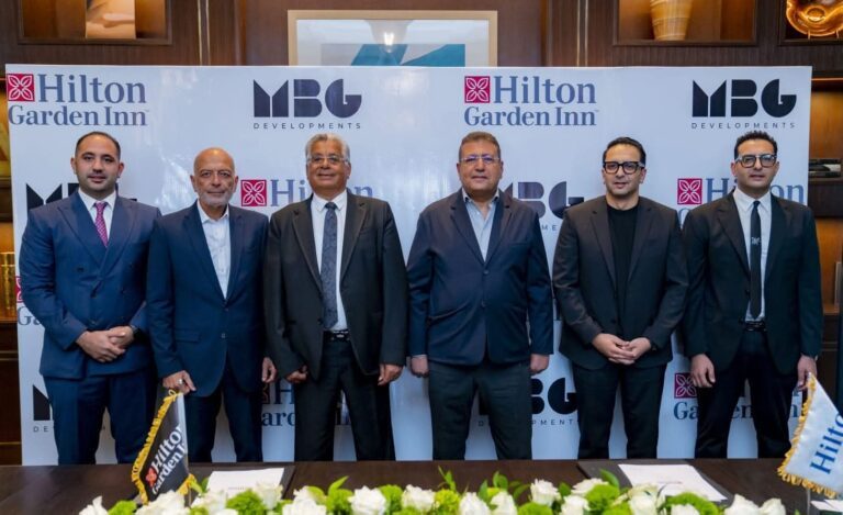 ام بي جي «MBG DEVELOPMENTS» توقع شراكة استراتيجية مع «هيلتون العالمية» لافتتاح فندق Hilton Garden Inn بـDoray Bay رأس البر