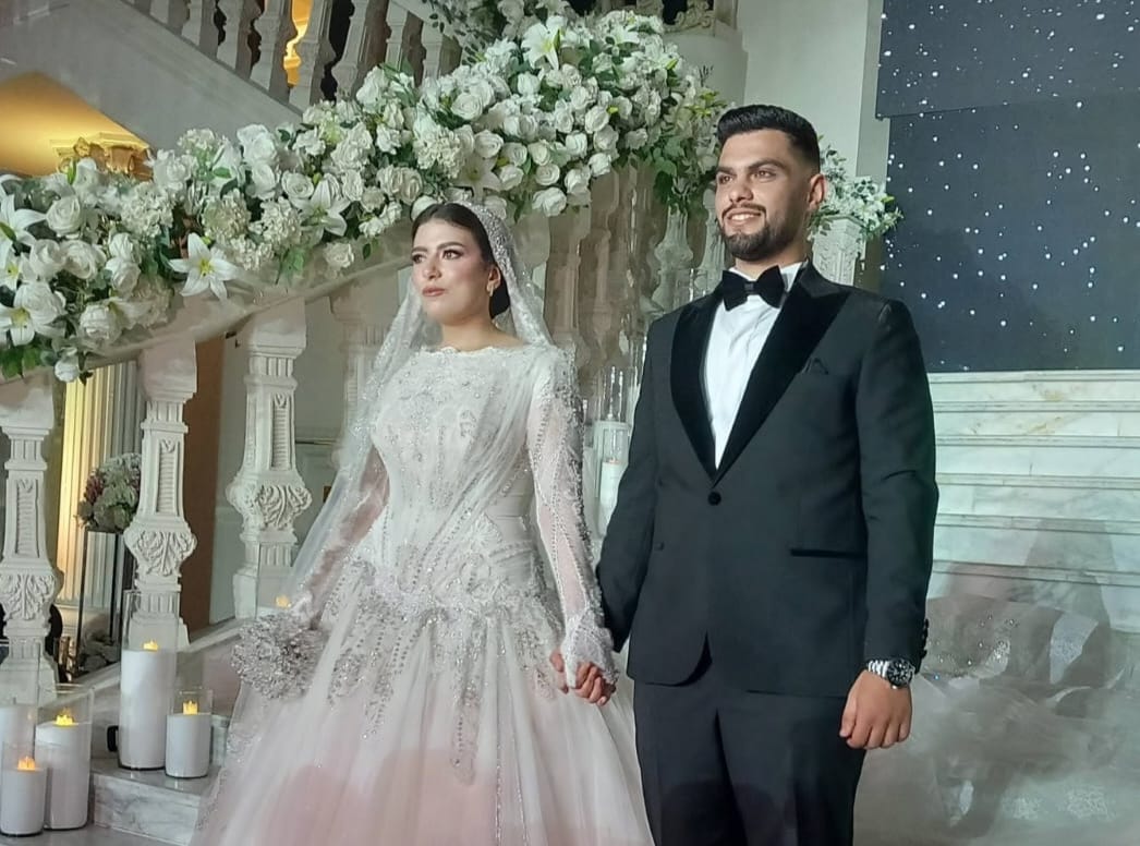 حسام بسيوني يهنئ رجل الأعمال شعبان الجنايني بزفاف نجله الدكتور أحمد على ابنة رجل الأعمال أسامة المكباتي