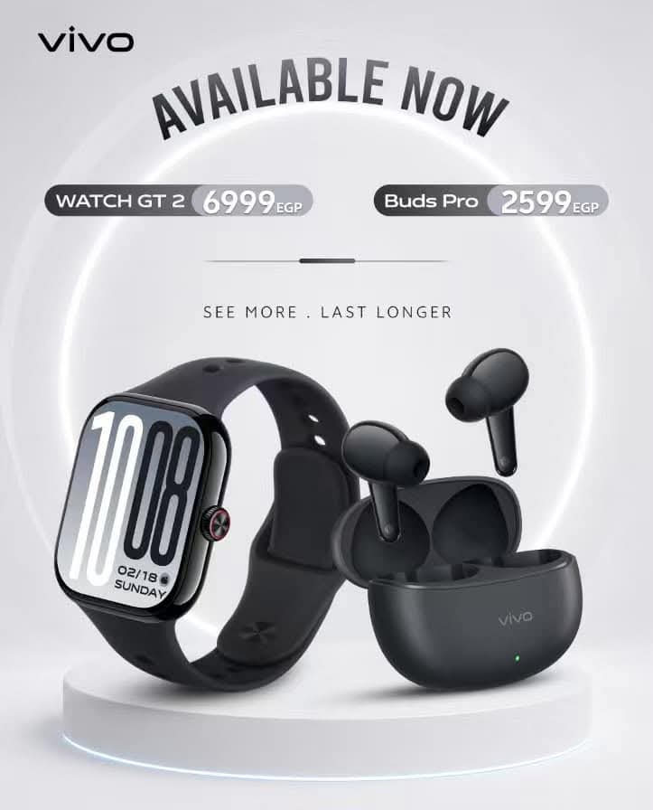 اطلاق “vivo” رسميًا سلسلة X300 في مصر وتُوسع منظومتها الذكية مع Watch GT 2 وBuds Pro