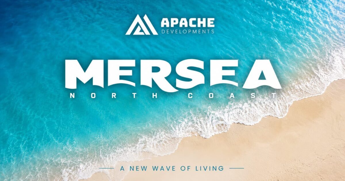 شركة «أباتشي للتطوير العقاري » تطلق مشروع «Mersea North Coast» بالساحل الشمالي بمقدم 5% وتقسيط حتى 15 عامًا