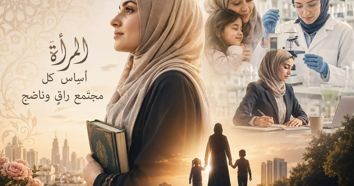 *المرأه.. أساس كل مجتمع راقي وناضج*
