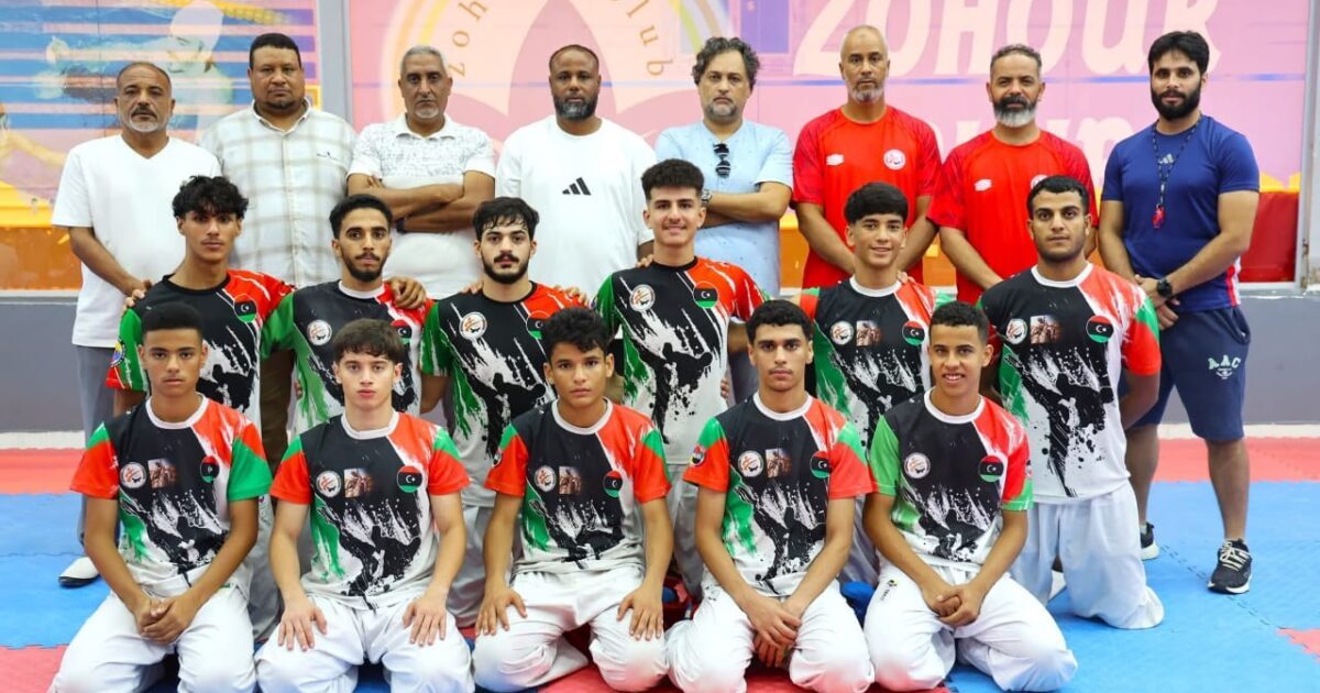 زيارة رئيس الاتحاد العام الليبي للكاراتيه لمعسكر المنتخب الليبي للكاراتيه