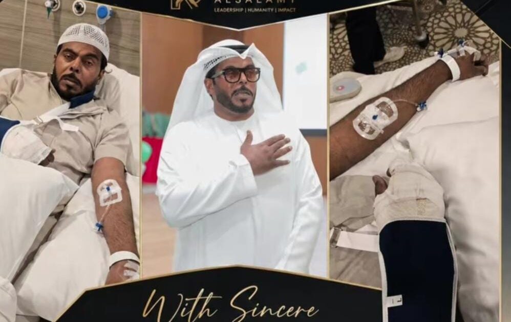 د خالد السلامي يوجه كلمة شكر وتقدير للدكتور برافين وفريق مدينة برجيل الطبية (BMC)