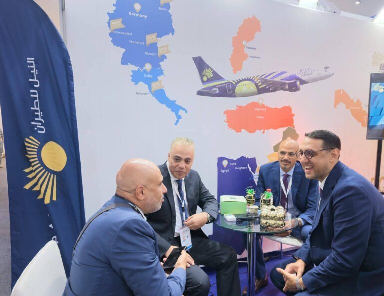 النيل للطيران تستعرض خططها التوسعية وتُبرم اتفاقيات استراتيجية في معرض العلمين الدولي للطيران 2026