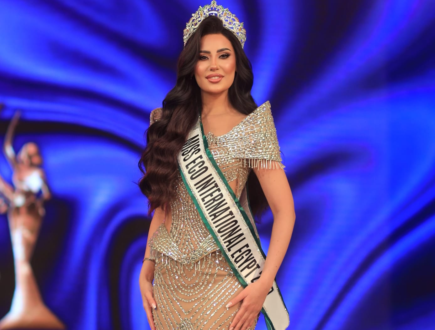 نسرين طافش تحصل على لقب أجمل فنانة عربية وسما كمال ثمثل مصر عالميا في ختام مسابقة ملكة جمال مصر