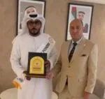 المركز العربي الأوروبي يكرم “خالد السلامي” علي هامش مؤتمر الأمم المتحدة بأبوظبي