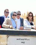 كبار مسئولى التنميه المحليه يضعون حجر الاساس للمنطقة الصناعية بواحة الشوربجى