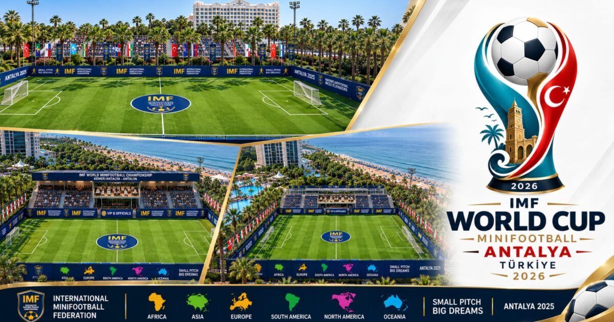 أنطاليا تتأهب لاحتضان كأس العالم لكرة القدم المصغرة 2026 بمشاركة 16 منتخبًا