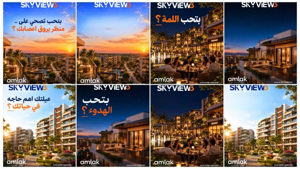 أملاك للاستثمار العقاري تعزز حضورها في الشيخ زايد بمشروعات SkyView.. وSkyView3 يواصل مسيرة التطوير