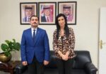 المستشارة الإقتصادية وفاء جريس و«عابر القارات» عبدالوهاب الحلوي في لقاء اقتصادي يجمع القاهرة وعمّان