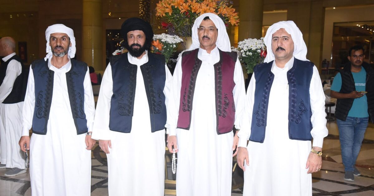 الشيخ عبد السلام الزارف يتصدر مشهد احتفالية نصر أكتوبر.. و«العهد» يتصدر الشاشات في حضور قيادات الدولة ورموز القبائل العربية