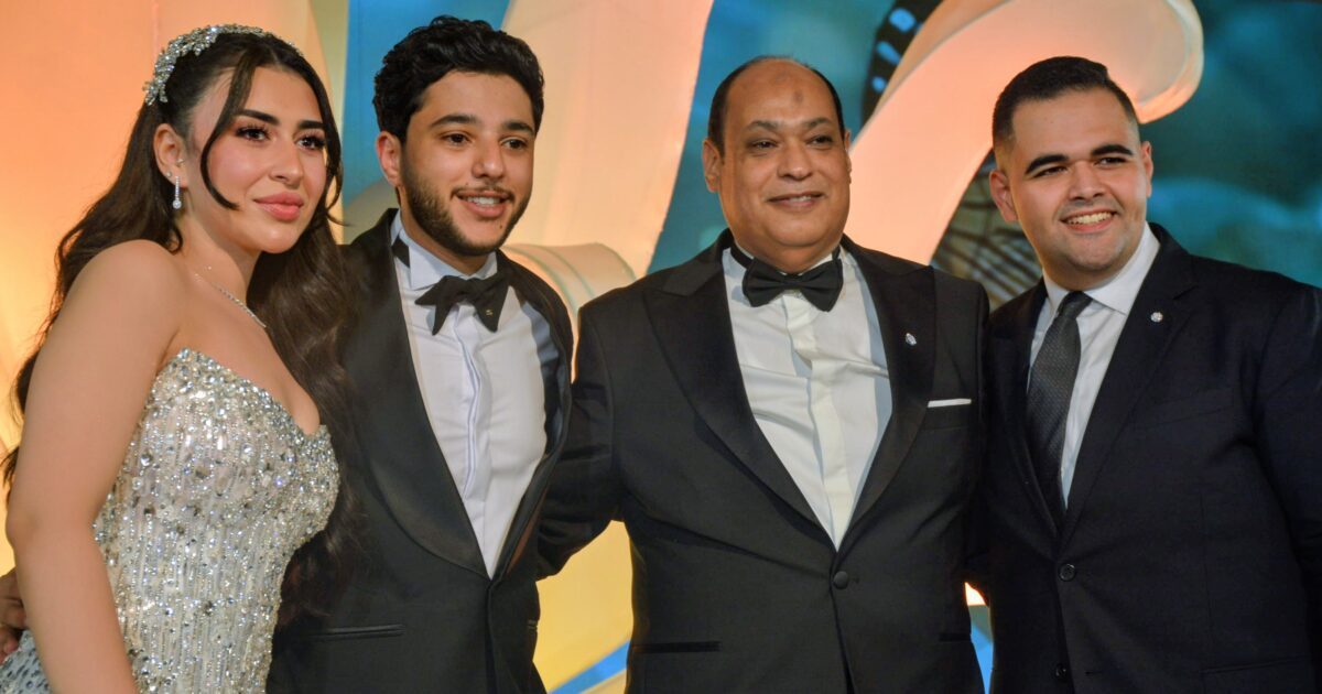 احمد سعد و بوسي يشعلان حفل زفاف نجل رجل الأعمال سامح جلال صلاح بحضور أحمد عبد الجواد والفنان مصطفى شعبان .