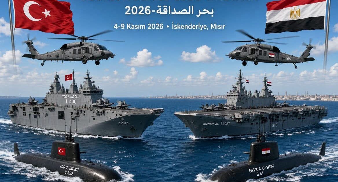 انطلاق مناورات “بحر الصداقة 2026” بين مصر وتركيا بالإسكندرية