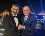 السفير التركي بالقاهرة يلتقي ياسر جلال على سفح الأهرامات ويصفه بالصديق العزيز